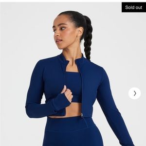 Oner Active Timeless Cropped Jacket- Midnight